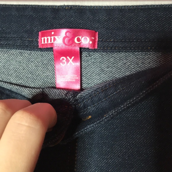 Blue Jeggings, NWOT, 3X - Picture 6 of 8